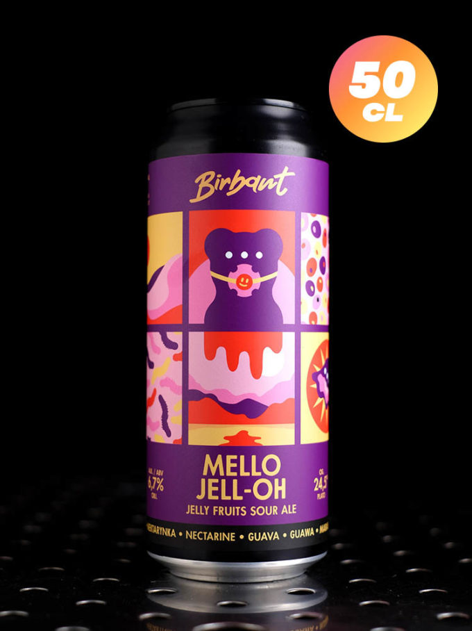 Birbant | Mello Jell-Oh | Jelly Fruits Sour Nectarine Passion Goyave | 6,7%