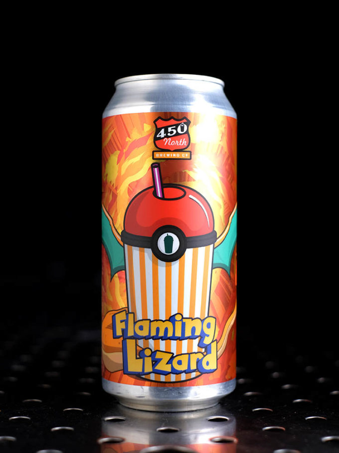 450 North | Slushy XXL Flaming Lizard | Smoothie Sour Dragonfruit Ananas Figue de Barbarie | 5,3%