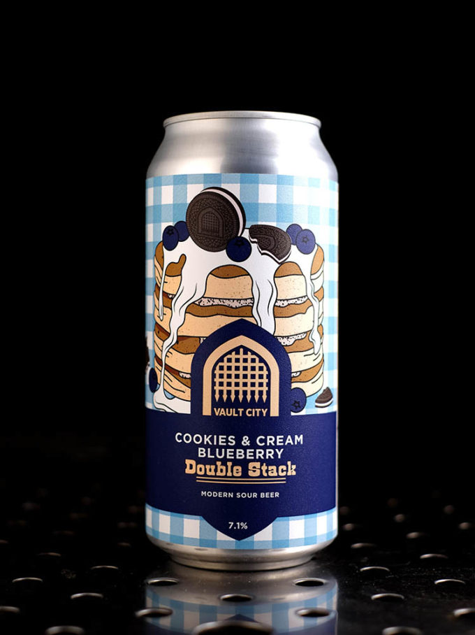 Vault City | Cookies & Cream Blueberry Double Stack | Pastry Sour Pancake Cookie | 7,1%
