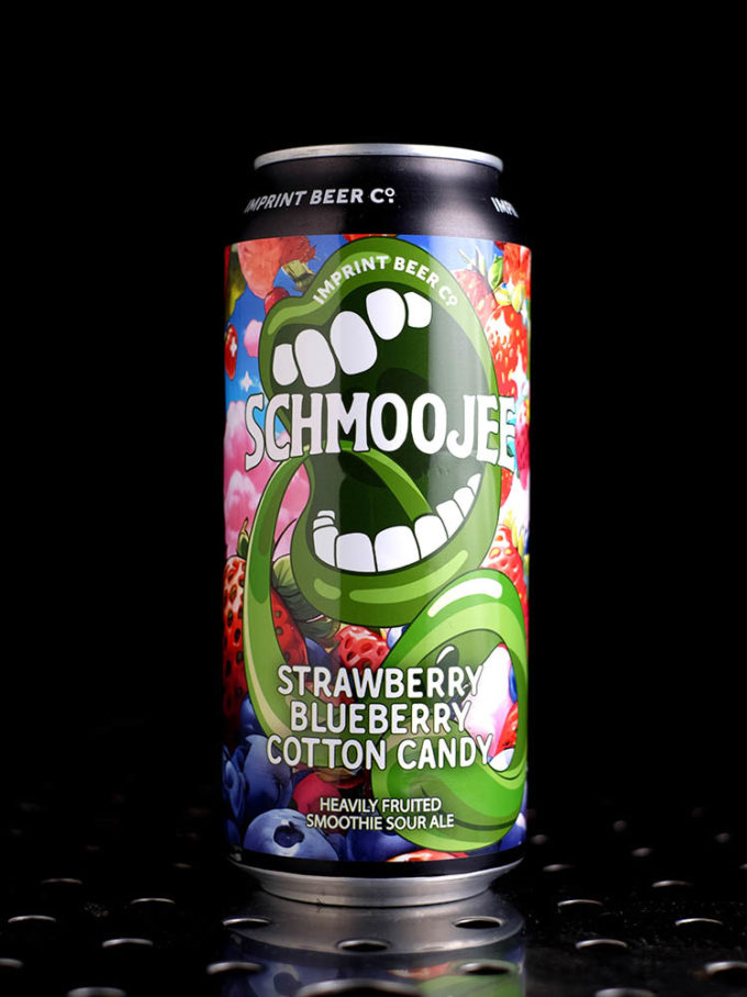 Imprint Beer Co | Schmoojee Strawberry Blueberry Cotton Candy | Smoothie Sour Barbe à Papa | 6,5%