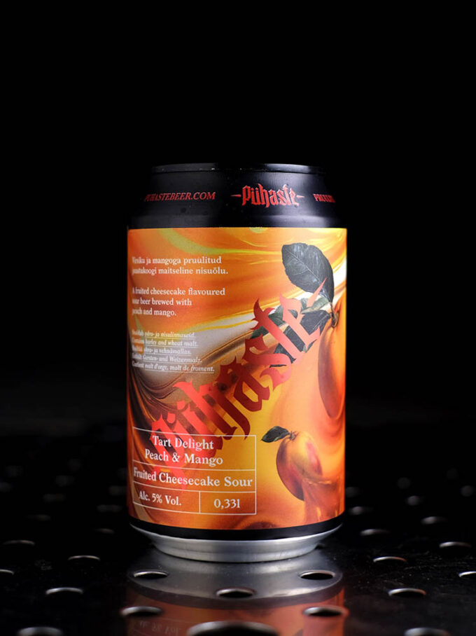 Pühaste | Tart Delight Peach & Mango | Cheesecake Smoothie Sour Pêche Mangue | 5%
