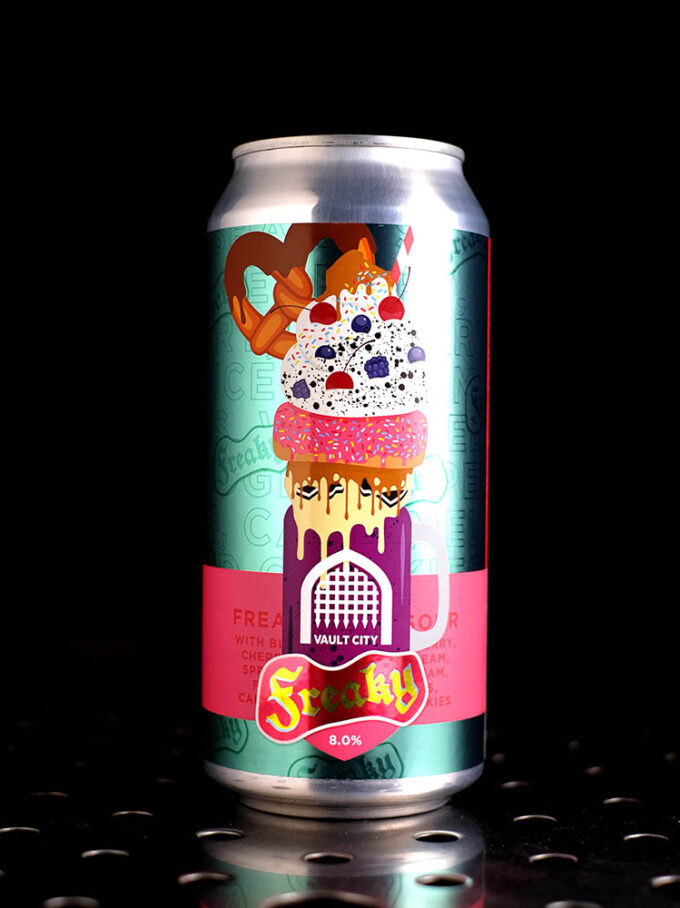 Vault City | Freaky | Milkshake Sour Fruits Rouges Sprinkles Ice Cream Chantilly Vanilla Pretzel Fudge Cookies | 8%