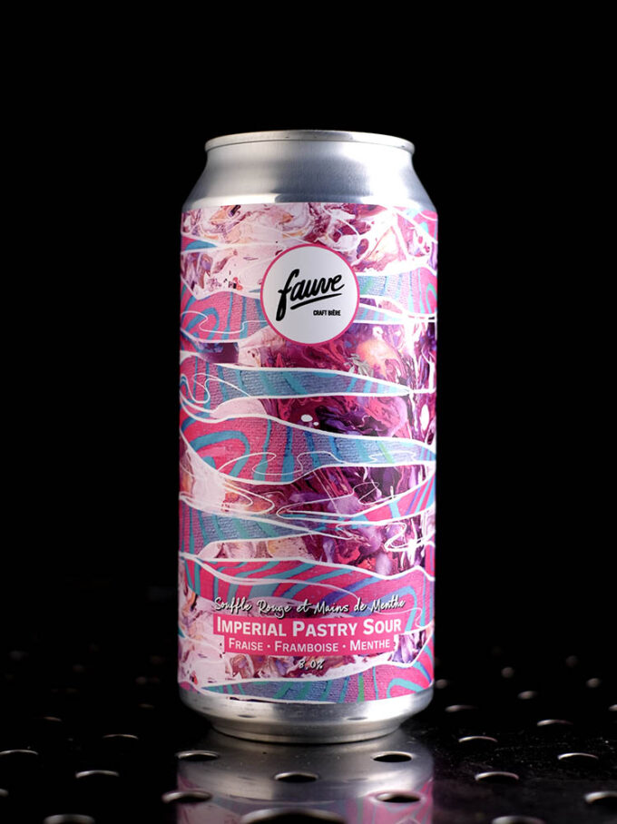 Fauve | Souffle Rouge Et Mains De Menthe | Imperial Pastry Sour Fraise Framboise Menthe | 8%