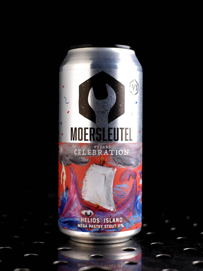 Moersleutel | 9 Years: Helios' Island | Imperial Pastry Stout Muscovado Tonka Vanille Café Cacao | 11%