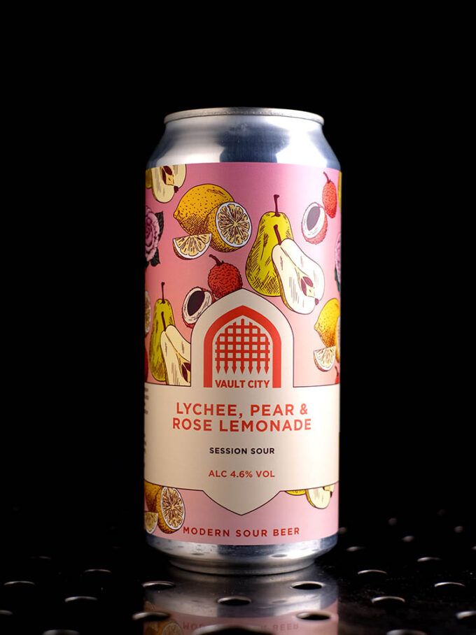 Vault City | Lychee, Pear & Rose Lemonade | Session Sour Litchi Poire Rose | 4,6%